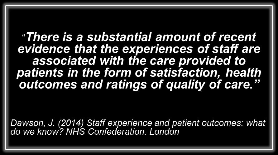 Variation in patient experience is significantly