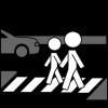 traffic rules (cross the pedestrian cross, stop at a