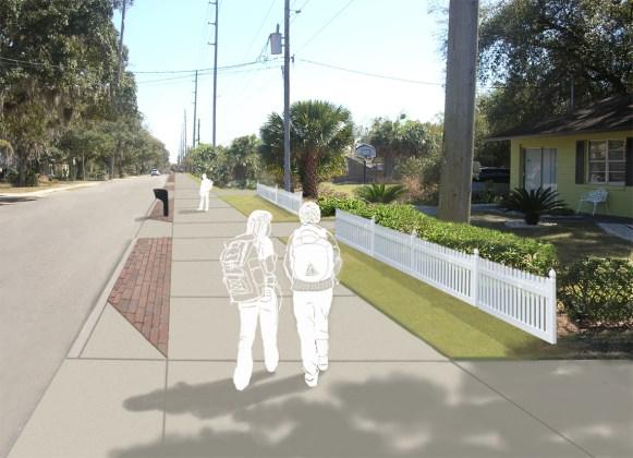 The trail will be an 8 to 10 concrete trail on the south side of Lincoln Avenue from Tremain Street to 150 past Rhodes Street where it