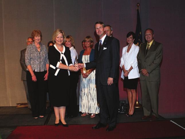 Foundation Wins Chamber s Vision A Level Above Award The Wabash Valley Community Foundation was honored to receive the Vision A Level Above award from the Terre Haute Chamber of Commerce.
