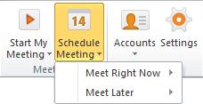 Select the type of meeting you are scheduling: Phone Only. The Outlook Toolbar opens a meeting invitation. STEP 2.
