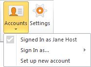 GLOBALMEET TOOLBAR MANAGE MULTIPLE ACCOUNTS You can use the Outlook toolbar to manage multiple GlobalMeet accounts (each with a unique client ID).