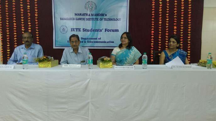 Electronics and Telecommunication department of Maratha Mandir s Babasaheb Gawde Institute of Technology inaugurated Electronics and Telecommunication Engineers