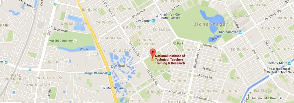 How to Reach NITTTR, Kolkata The Institute is located near Labony Bus Stand (Sector-III), FC Block in Salt Lake City, Kolkata 700106 and can be reached by taxi from Netaji Subhas Chandra Bose