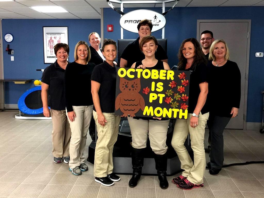 PHYSICAL THERAPY MONTH RESPIRATORY THERAPY WEEK Respiratory Therapy Week was October