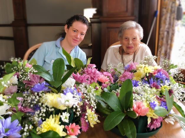 we ve been doing lots of flower arranging to bring