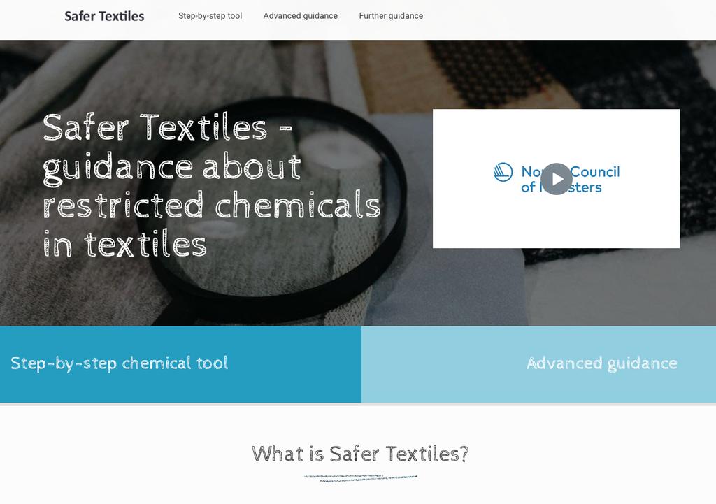 PROJECT 3 DECEMBER 2016 FEBRUARY 2018 SUPPLIER REQUIREMENTS FOR SUSTAINABLE TEXTILES PRODUCTION Many impacts of textile products occur during production.