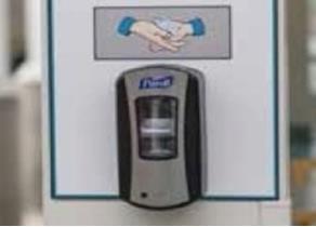Extend Your Reach Beyond Your Exhibit Booth! Branding Hand Sanitizer Stations Hand sanitizer stations are conveniently distributed throughout Emergency Nursing 2019.