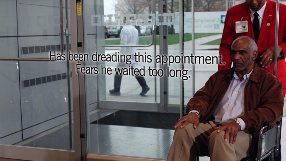 Has been dreading this appointment. Fears he waited too long. Source: Empathy: the human connection to patient care by Cleveland Clinic 2013.