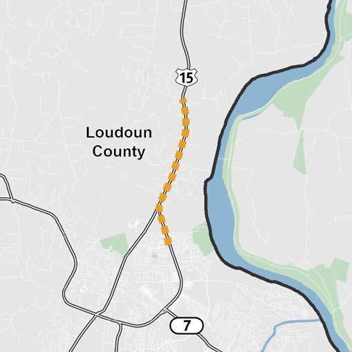 US 15 WIDENING PROPOSED MAJOR CHANGE VISUALIZE 2045 From Battlefield Parkway to VA 661, Montressor Road Basic Project Information Project Length 3.