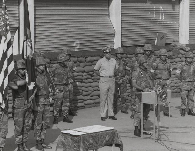 1983 Beirut, Lebanon 24th Marine Amphibious Unit Birthday Celebration, Beirut, Lebanon, 1983. Col. T.J.