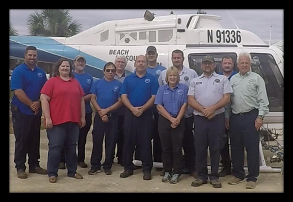 Meet the Beach Mosquito Control District Staff Members Beach Mosquito Employees Listed From Front to Back Row (Left to Right) Row 1: Fiscal Assistant
