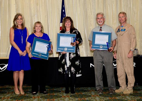 NAVAIR News Release included Elaine Janiec and Jennifer Ambrecht. Additional winners of the Logistics Excellence Award were part of the Precision Attack Weapon Systems Team.