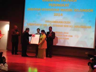 .. Hospital Accreditation Award Ceremony and Ex erience Sharing: Mahkota Medical Cent e... Hospital Tengku Ampuan Jemaah.