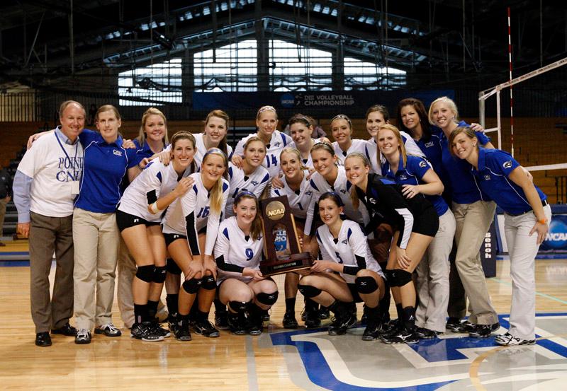 Captains volleyball was ranked in Division III's top 10 all fall, won its regional tournament, and earned a second consecutive trip to the NCAA finals.