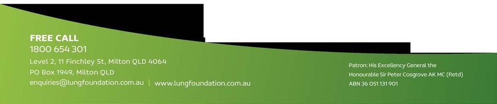 EXPRESSION OF INTEREST/APPLICATION FORM The Lung Foundation Australia David Wilson PhD Scholarship in Idiopathic Pulmonary Fibrosis Research 2019 A collaborative initiative of Lung Foundation