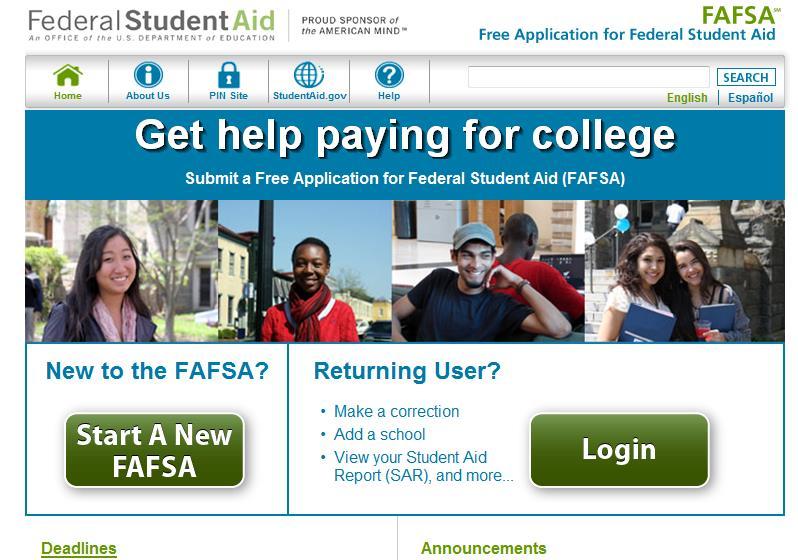 Fill out the 2017-2018 Financial Aid