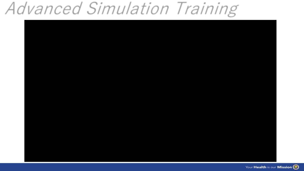 Advanced Simulation Training