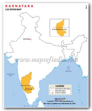 Karnataka - Facts Area 191791 sq mtrs Population 61.