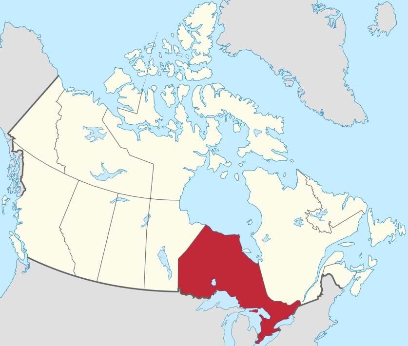 My Province Ontario, Canada ~14 million people ~1.