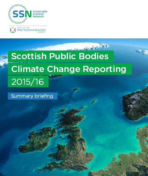 Climate Change Reports Background The Climate Change (Scotland) Act 2009 places duties on public bodies relating to climate change.