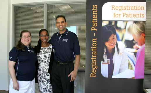 14 NorthBay Endocrinologist Miya Allen, M.D. (center), poses for a photo with Linda Selvidge, program outreach coordinator; and Rajul A. Patel, PharmD, PhD.