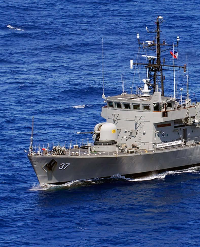 PHILIPPINE NAVY The Philippines Department of National Defense (DND) is currently upgrading three of the Philippine Navy s (PN s) Jacinto-class corvettes.
