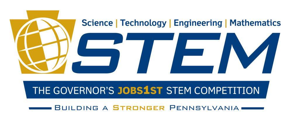The Governor s JOBS1st PA STEM Competition Rules INTRODUCTION Pennsylvania is home to some of the most technologically diverse and scientifically sophisticated companies in the world.