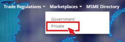 The Private tab brings you to a list of third-party websites owned and managed by private entities. These sites are not in any manner endorsed by the member economies.