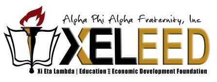 October, 2016 Dear Scholarship Applicant, The Xi Eta Lambda Education and Economic Development (XELEED) Foundation would like to offer financial assistance, in the form of a one-time scholarship to a