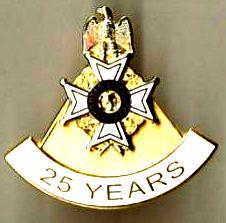 CINCINNATI CHAPTER SAR ITEMS OF INTEREST MEMBERSHIP PIN The SAR membership pin consists of a lapel pin, gold in color, about 1/2 inch in diameter, that recognizes five years (and five-year multiples)