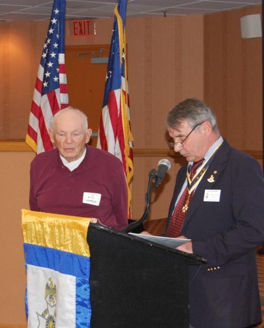 Cincinnati Chapter Compatriot Jim Schaffer was also in attendance, but is not a member of the Color Guard. The speaker for the program was Lt.