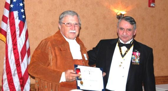 Compatriot Lee Wilkerson was presented with a Certificate of Patriotism for his service in the Vietnam War.