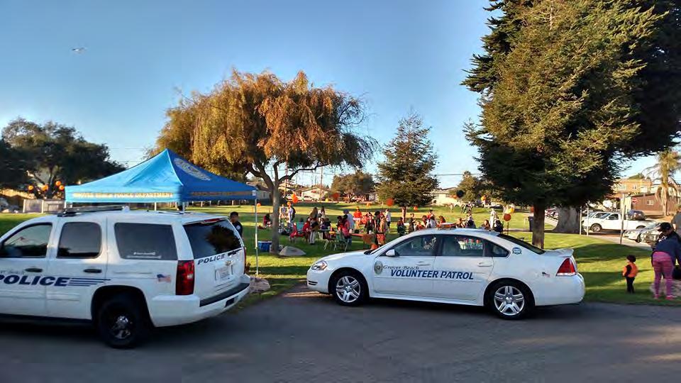 and festivities, engaging our youth at events, vacation house checks, crime and accident scene assistance, court runs, administrative assignments and the SLO County