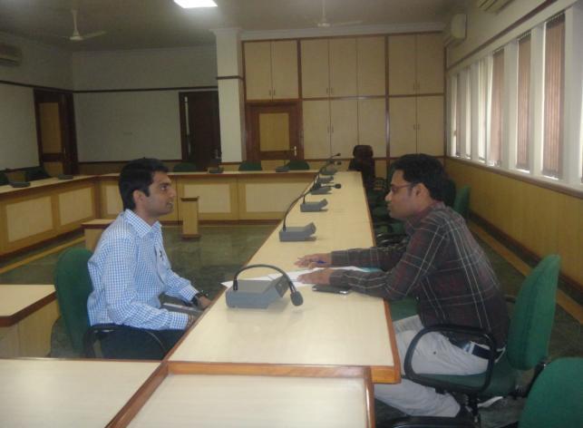 Vijay Gandhewar, DGM, Technology Training and Bhaskarprasad Yerrapothu on 18/01/2014.