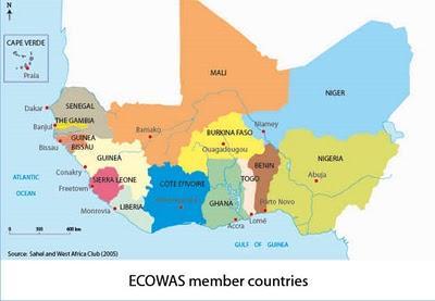 Introduction to ECOWAS Population: 300 million Size: 923,768 sq. km Growth rate: 8.