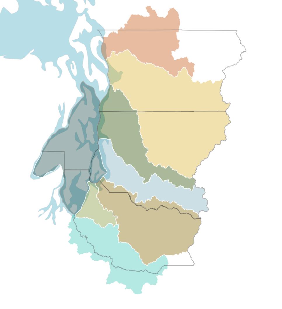 Executive Summary viii Kitsap County Snohomish County King County urban growth boundaries are not systematically protected or conserved as connected open spaces to serve both rural and urban