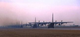 C-130 aircraft are the backbone for intratheater airlift. The airlift C2 system relies on consistent processes and the ability to rapidly expand to meet the unique needs of the task at hand.