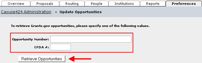 How to Download an Opportunity 12 1. Click the Preferences tab 2.