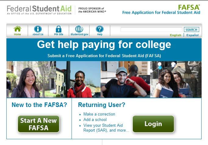 FAFSA on the Web (FOTW) The 2016-2017 FAFSA on the Web may be used for the January 1, 2016