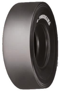 Extra-deep reinforced tread for longer treadwear and enhanced durability in extreme underground mining conditions.
