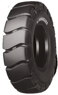 WIDE BASE LOW-SEAM MINING BIAS TIRES 3 Y69 L-5S/IND-5S Deep tread and reinforced sidewalls offer superior resistance to damage and wear.