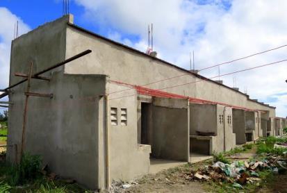 funded the ongoing construction of 20 houses for the families