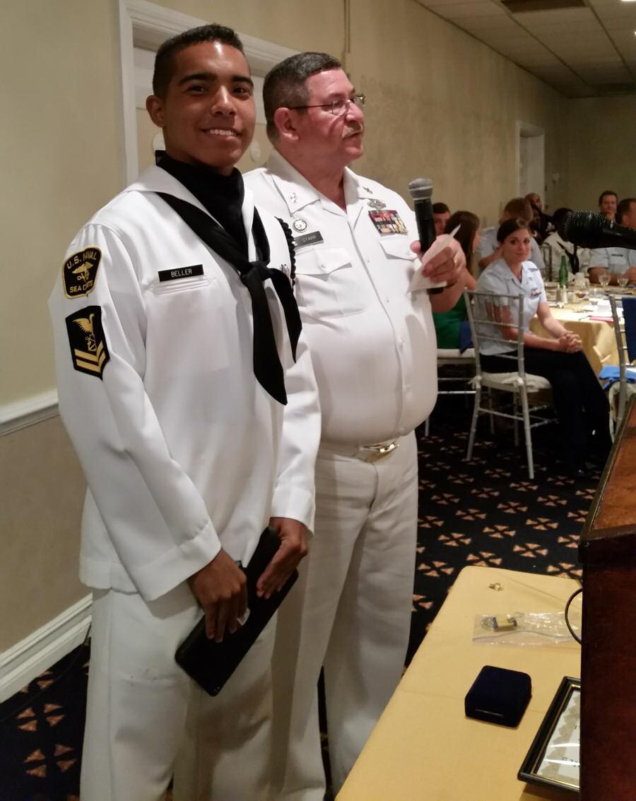 continued from page 8 SEA CADET NIGHT SEPTEMBEr 16, 2015 Continued Cadet Nico Skinner, Spruance Division Color
