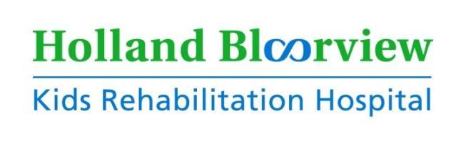 Evidence to Care Supporting knowledge translation at Holland Bloorview Kids Rehabilitation