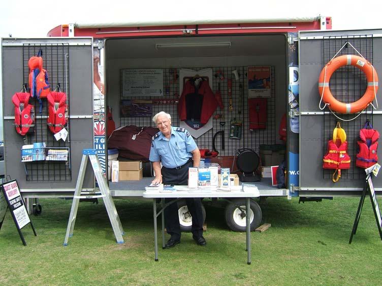 flotation devices (PFDs) for children. CCGA-P Stations had a presense at boat shows, community events and on boat ramps.