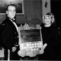 Humby) CAE Award Lt(N) Edward Hooper (presented by Wendy Allerton, CAE) Lockheed Martin Award Lt(N)