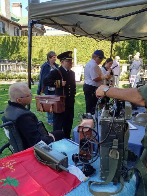 Parkwood House National Historic Site WWI static display with Camp X Autumn 2018 Parkwood House Interactive display Morse Code, cryptography and Enigma display.