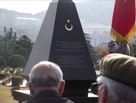 6 Day 2. Turkey Monument unveiling Ceremony. Day 2 commenced in Busan with the unveiling of the Turkish War memorial.