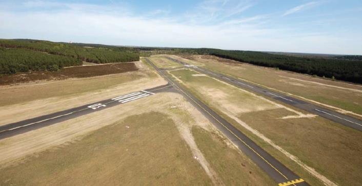 The property represents a unique opportunity for large-scale development with an opportunity for a dedicated airport (suitable for cargo use), direct highway access
